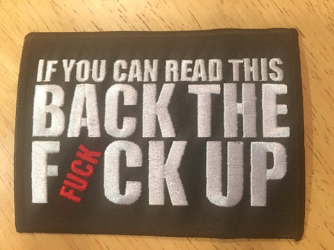 PATCH - BACK THE FUCK UP